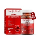 HealthBest High Potency Jemné železné kapsle 100mg Iron 124; Pomalé uvolňování železa pro rychlejší absorpci, Non- Constipating Iron 124; Vitamin C, B12, Folát zinek & Selen pro anémii, hemoglobin & Imunitary Support Iron 124; 60 Počet