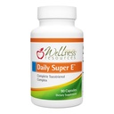 Wellness Resources Daily Super E - Tocotrienol Vitamin E Complex: Soy- Free Full Spectrum Vitamin E with Delta, Gamma & Alpha Tocotrienols for Antioxidant Protection, Natural Source, Non- GMO (90 Caps)