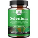 Kvasinky Free Selen 200mcg Kapsle - High potency Selenium Dodatek pro imunitu Antioxidant a štítné žlázy Podpora esenciální stopové minerální látky - Vegan Non- GMO gluten zdarma a vyrobeno v USA - 100 Počet