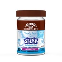 Dobrý den Čokoláda přírodní Valerian Kořen pro děti, Bylinné spánkové doplňky, Organic Wildberry Flavor, Fair Trade a Non-GMO Chocolate, L-Theanin, 50 Kousků