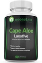 Cape Aloe Natural Laxations for Constolly Relief- Promotes Health Bowel Movement- Dodatek pro muže a ženy - Bylinné Detox - 90 Kapsle - Vyrobeno v USA od Neonutrix