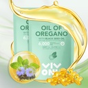 Vivonu Oil Oregano s černým semenným olejem, Balanced Oil Oregano Kapsle, Organic OreganoOil Softgels, Carvacol, Thymoquinon, Non- GMO