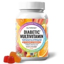 Premium Multivitamin Žvýkací gumy pro ženy a muže - Sugar- Free & gluten zdarma doplněk vitaminy - vápník hořčík zink Mangan Thiamin Biotin...