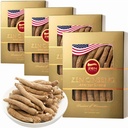 4 Boxy americké Wisconsin ženšen - malý dlouhý kořen - Premium kvality Panax ženšen. Zvyšuje imunitu těla, Energie pro muže a ženy (16oz)