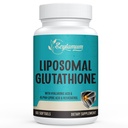 2400 MG Lipozomální Glutathione Softgels, Max Absorpce, Active Form L- Glutathione Reduced (GSH), s Hyaluronic acid, Resveratrol, Master Antioxidants for Detox, Brain, Imunitation System, 60 Softgels