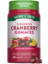 Nature 's Truth Cranberry Gummies Cranberry 124; 60 Count Crangon 124; Vegan, Non-GMO & Gluten zdarma dodatek Cranberry Mango Flavor