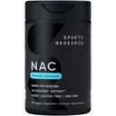 Sportovní výzkum N- Acetyl L- cystein (NAC) 600mg, 90 Veggie Kapsle - Vegan, Non- GMO, gluten Free. Lemon Aroma
