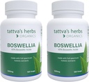 Tattva 's Byliny Boswellia Serrata dodatek, Bohwellia Extract Kapsle, Společná podpora Dodatek, CO2 Extract, Bohwellia Complex Powder, 2-Pack, 240 Počet, 500 mg - 25 Roky Premium Service