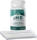 pH-D Feminin Podpora zdraví - Boric Acid Starter Bundle - pH-D Boric Acid Vaginální Suppositors 36 Počet a 5 Vaginální Suppository