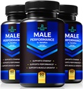 (3 Pack) Blue Vigor Max pilulky pro muže, All- Natural Formule pro muže Fitness a Stamina, Premium Kapsle pro denní výživu, Performance & Energy, Oficiální dodatek pro člověka Recenze (180 Kapsle)