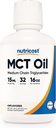 Nutricost MCT Oil - 16oz - Keto, Paleo, Non- GMO