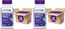Natrol Acai Berry, dodatek stravy, Antioxidant Protection & Defense, The Ultimate Super Fruit, 1000 mg Veggie Kapsle, 75 Počet (balení 24)