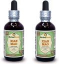 Xian Mao, Curculigo (Curculigo Orchioides) Glycerite, Organic Sured Root Powder Alcohol- Free Liquid Extract (Značka: HerbalTerra, Prooudly Made in USA) 2x2 fl.oz (2x60 ml)