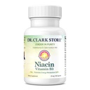 Doplněk k přípravku Dr. Clark Niacin (vitamin B3) - 25 mg, 100 želatinových tobolek, podporuje cirkulaci a zdravou hladinu cholesterolu