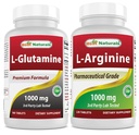 Nejlepší Naturals L- glutamin 1000mg & L- Arginine 1000 mg