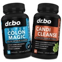 Colon Cleanser Detox & Candi Cleanse Pills - 15 denní Colon Cleanse Pills s Probiotic & Oregano Supplement Support Caphyl Acid Complex for Gut Bowel Movement, Poop Intestinal Stomach Bloating