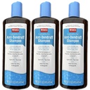 3 Pack Terapeutické uhlí Tar Gel Shampoo Anti Dandruff - Psoriáza, Seborrheic Dermatitis, 16 oz každá láhev - Velká velikost - T Gel