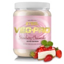 Ocelové doplňky Veg- PRO 124; Vegan Protein Powder, Jahodový sýrový koláč 124; 25 Servings (1.65lbs) OF 124; Organic Protein Powder with BCAA Amino Acid Offid 124; Gluten Free OF 124; Non Dairy OF 124; Low Carb Formule
