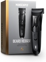 MANSCAPED ® The Beard Hedger ® Premium Men 's Beard Trimmer, 20 Délka nastavitelná čepel kola, nerezová ocel T- čepel pro přesné vlasové trimming, bezšňůrový vodotěsný mokrý / suchý Clipper