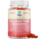Vegan Prenatal Gummies for Women - Gummy Prenatal Vitamins for Women with Iron Folic Acid and Supergruit Blend - Žvýkací vitamíny Gumová formule (Ananas Mango) 1 měsíc