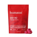 Humann Vitamin D3 Chews - High potency Vitamin D 5000iu (125mcg) Pomáhá podporovat zdravý nádech, imunita, Respirační zdraví a zdraví kostí, Smíšený Berry Flavor, 30-Počet