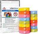Náramky z komárů RiptGear - 15 Pack Náramek z komárů pro děti a dospělé, Náramek z hmyzu, Náramek z Citronella - Náramky z komárů zdarma, Kempovací doplňky