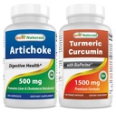 Artyčok Extract 10000 mg & Kurkumin 1500mg / Podání s bioperínem