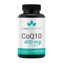 Luma Nutrition CoQ10 400mg Softgels - High- Absorpční Coenzym Q10 - Co Q- 10 200mg / 400mg per Serving - Heart Health - 60 Tekuté Softgels