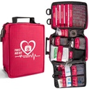 První pomoc Kit, Trauma první pomoc kity s označenými komponenty molle systém, profesionální nouzové kity pro domov, kancelář, auto, venkovní, turistika, cestování, kempování