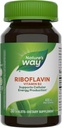 Nature 's Way Riboflavin Vitamin B2, podporuje výrobu celulární energie *, Vegan, 30 tablet (Balení květen Vary)