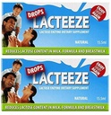 2 balení Lactase Enzyme Lacteeze Kapky 15, 5 ml Tekutý