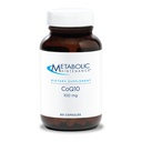 Metabolická údržba CoQ10 Kapsle - 100 mg CoenzymeQ10 s vitaminem C - Antioxidant, imunitní, energie + Kardiovaskulární podpora (60 Kapsle)