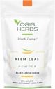 YOGIS HERBS Neem Leaf Powder - Čistá Azadirachta Indica pro detoxikaci, imunitní podporu a čistou pleť - 100% přírodní bylinný doplněk