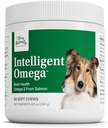Terry přirozeně inteligentní Omega - Dog Health Supplies for Heart, Brain & Eye Health - Pet Supplies for Pet Care - Heart, Brain & Eye Support for Dogs - 60 Soft Chews