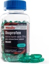 TIME- CAP Labs, INC. Včasné Ibuprofen 200mg - 160 Tekuté ponožky - Reliéfní kalhotky a reduktor horečky - pro bolest hlavy, menstruační bolest, zuby Aches & Artritis Pain