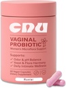 Ruolai Ženský Vaginal- pH Balance & Prebiotika s Lactobacillus - Podpora zdravé vaginální Flora & Vaginální zápach, 60 Počet