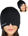 Rychle působící Migréna Relief Cap - Určeno pro Migréna, Sinus Napětí bolest hlavy Relief, Double Layer Gel ledová maska, Terapeutická Migréna Maska - Studený & Horký komprese, Jedna velikost hodí vše