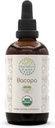 HerbEra Bacopa B120 USDA Organic Tincture CLAS124; Alkoholo- Free Extract, high- potency Bylinné kapky, relaxace, pozitivní kognitivní účinek CLAS124; Certified Organic Bacopa (Bacopa Monnieri) Sured Herb 4 OZ
