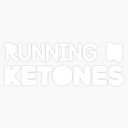 Magnet běží na Ketones Keto Diet Gym Cvičení Magnet Magnet Magnetický nálepka Velikost 5 "