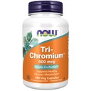 Nyní Potraviny Doplňky, Trichrom ™ 500 mcg se skořicí, Inzulinový kofaktor *, 180 Veg Kapsle