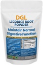 DGL Licorice Dodatek: Podporuje trávicí zdraví, Gut Lining Support, DGL Powder for Wellness, Licorice Root Extract Powder, 140 serv.