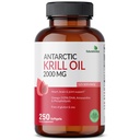 Futurebiotika Antarktida Krill Oil 2000mg s Astaxanthin, Omega-3s EPA, DHA a fosfolipidy - 100% čistý prémiový kril Oil Heavy Metal Tested, Non GMO - 250 Softgels