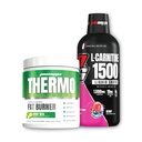 PROFUPS Thermo Fat Burning Thermogenic Powder Spicy Rita a 1500 L- karnitin Berry - Řízení hmotnosti a Pre Workout - Energy, Mood, Appetite Control -