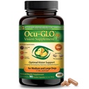 Ocu-GLO PB Vision Supplementary for Medium & Large Dogs - Snadno aplikovatelný prášek směs s Lutein, Omega33 mastné kyseliny, Grape Seed Extract & Antioxidants to Promote Eye Health, 90ct Práškové kapsle