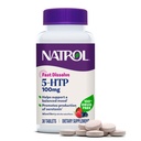 Natrol 5-HTP 100 mg, Rychlý dodatek pro rozpuštění, Podporuje vyvážený nádech, Serotonin výroba a General Well- Bytí, 30 Smíšené Berry Tablety, Až 30 denní dodávky