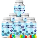 Quercetin Gummies - Quercetin s bromelainovým vitaminem C + zinkem Vitamin D3 - Žvýkací Quercetin 900mg doplňky - Quercetin pro děti a dospělé (6)