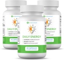 Ben je přírodní zdraví Daily Energy B-Vitamin Komplex s TMG a zinku pro přírodní energii, Stres, Focus & Imunitní Podpora, 30 Kapsle, 3 Pack
