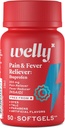 Welly Remedies CLAS124; OTC Pain & Fever Reliever: Ibuprofen CLAS124; Pain Relief / Fever Reducer CLAS124; Medicine with Proven Active Ingredients