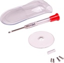 Apex brýle Opravy Kit - Opravy brýle s malým šroubovákem, Oční sklo Šrouby, Zvětšení skla, Šroubovací Průvodce, & Storage Pouch - Univerzální Opravy očí Kit pro čtení brýlí, & Sluneční brýle