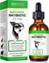 Přírodní pes Antibiotika Dodatek - Bylinné antibiotika Kapky pro imunitní, alergie & Kožní podpora - Svědění kůže, Ucho & Hot Spot Relief - pro všechna plemena